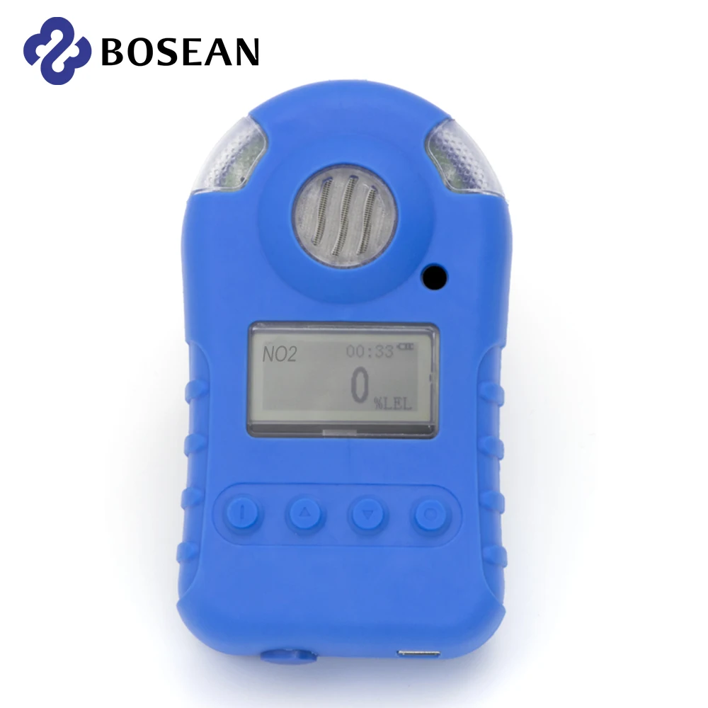 Газовый детектор Bosean NO2 запись данных с фонариком звуковой световой и