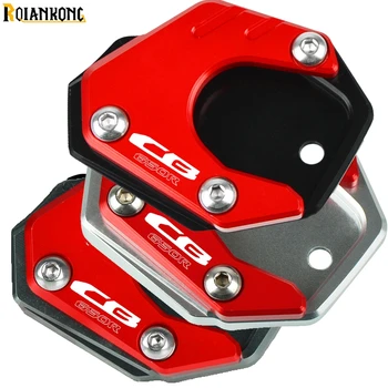 

New FOR HONDA CB650R Neo Sports Cafe 2019-2020 Motorcycle CB650R Accessories CNC Side Stand Enlarge Plate Kickstand Extension