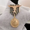 New Retro Eagle Male Lapel Pin Medal Men's Suit Tassel Metal Brooch Pins Badge Vintage Men and Women Accessories Cheap Jewelry ► Photo 3/6