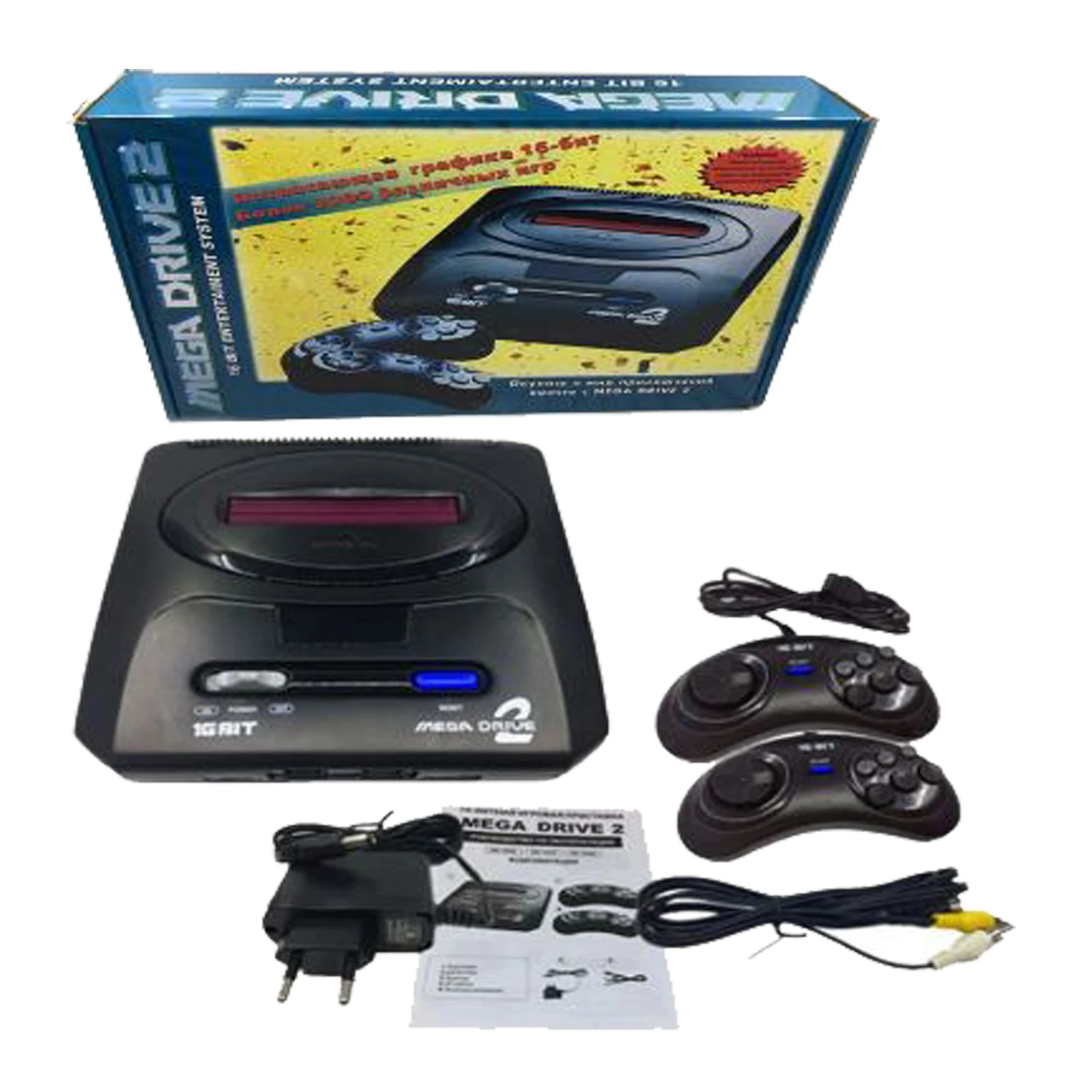 16-битная игровая консоль SEGA MD2 с переключателем режимов США и Японии для