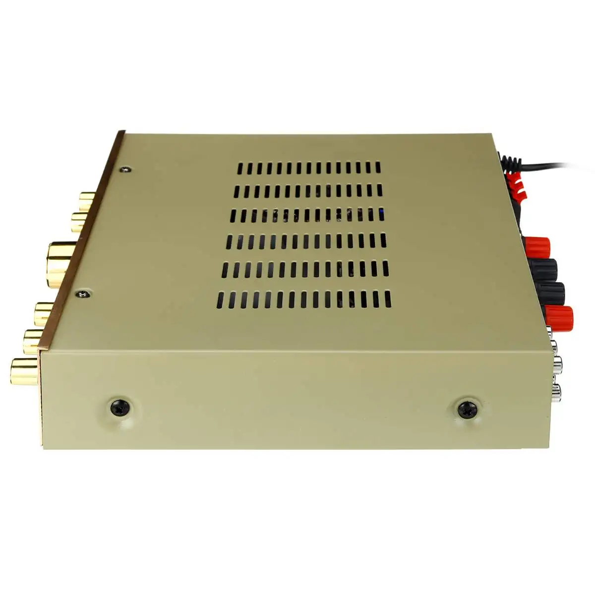 2000W 110V до 220V 5 канал эквалайзер, обеспечивающий Hi-Fi стерео Мощность усилитель автомобиля Усилитель Проекторы для домашнего кинотеатра аудио 2 микрофон AUX Динамик