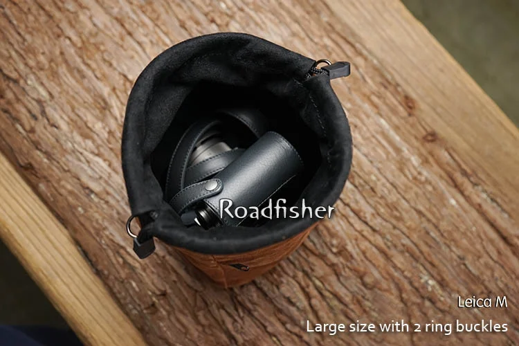 Leather camera bag pocket -13