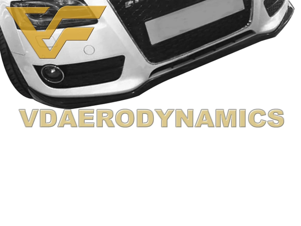 Подходит для 08-11 12-16 Audi A5 VAD-OEM углеродное волокно передний губной разветвитель Бампер Комплект-2 стиля на выбор