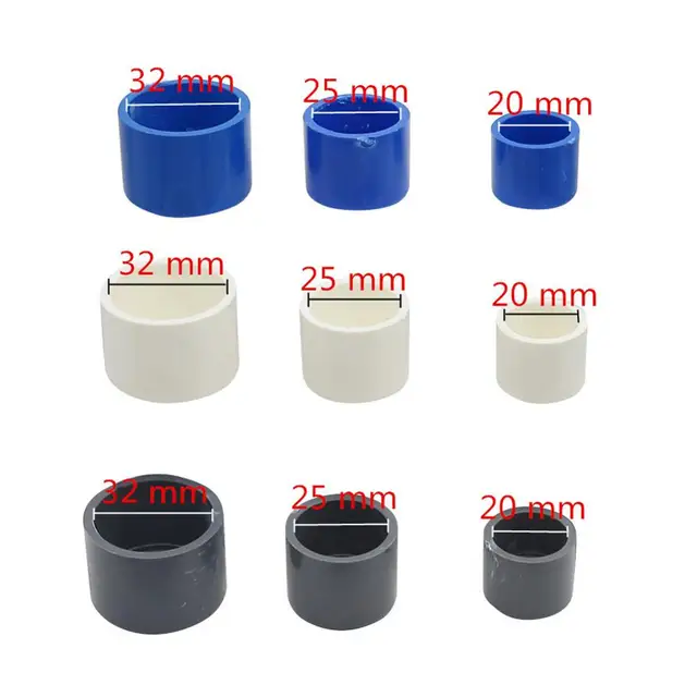 Belső Átmérőjű Méret 20 Mm/25 Mm/32 Mm Pvc Vízellátó Cső Csősapka Kerti Víz Öntöző Tartozékok Műanyag Dugó 3 Db - Image 3