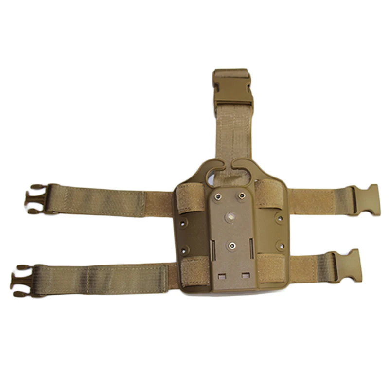 Sand leg platform Тактический Пистолет Кобура страйкбол ноги платформы для Glock 17 19/1911/Beretta M9 охотничий падение ноги Hoster правая левая рука использования - Цвет: Sand leg platform