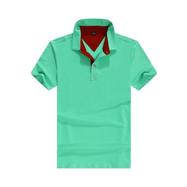 CHECK SIZE 401 Хорошая поп мужская рубашка поло с коротким рукавом, размер S-XXXL - Цвет: CHECK SIZE 401
