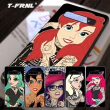 Тату принцесса для чехол для samsung Galaxy S10 чехол для samsung Galaxy S7 Edge S8 Plus S9 S10 Plus S10e чехол