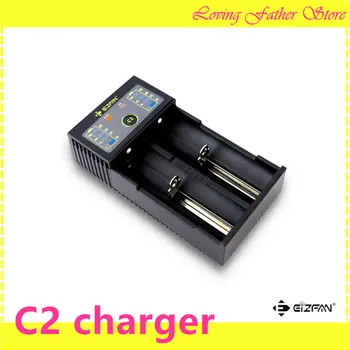 

1 pcs EFAN C2 charger LED Universal rechargeable battery EIZFAN Charger USB port IMR ,Li-ion, LiFePo4,Ni-MH and Ni-Cd ,C