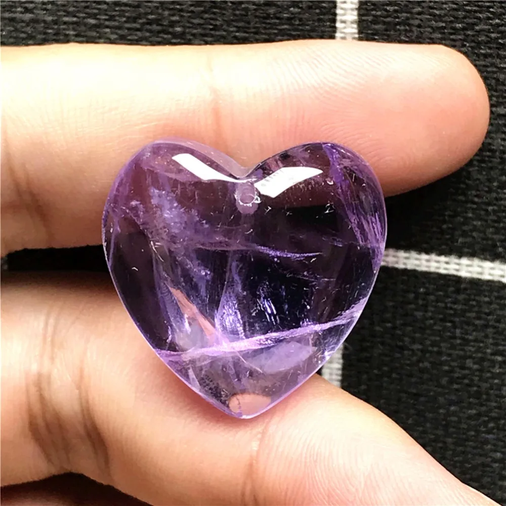 Heart Amethyst Pendant (112)