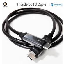 Кабель Thunderbolt 3 USB-C USB 3,1 type-C-type-C dual 4K(4096*2160) 60Hz дисплей ноутбука 5A100W адаптер питания для зарядки