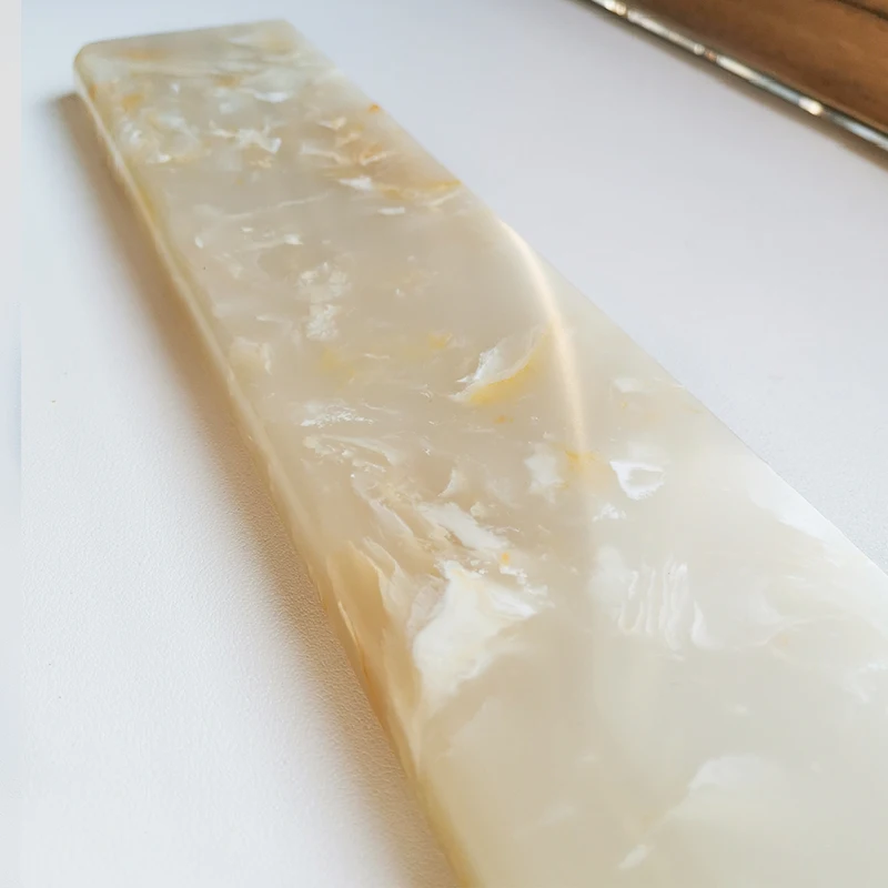 Resto para o Jogo Suporte de Pulso Kashcy Solidificado Resina Apollo Amarelo Palma Ergonômico Teclado Mecânico Almofada 60 87 104 108 Teclas - Imagem 5