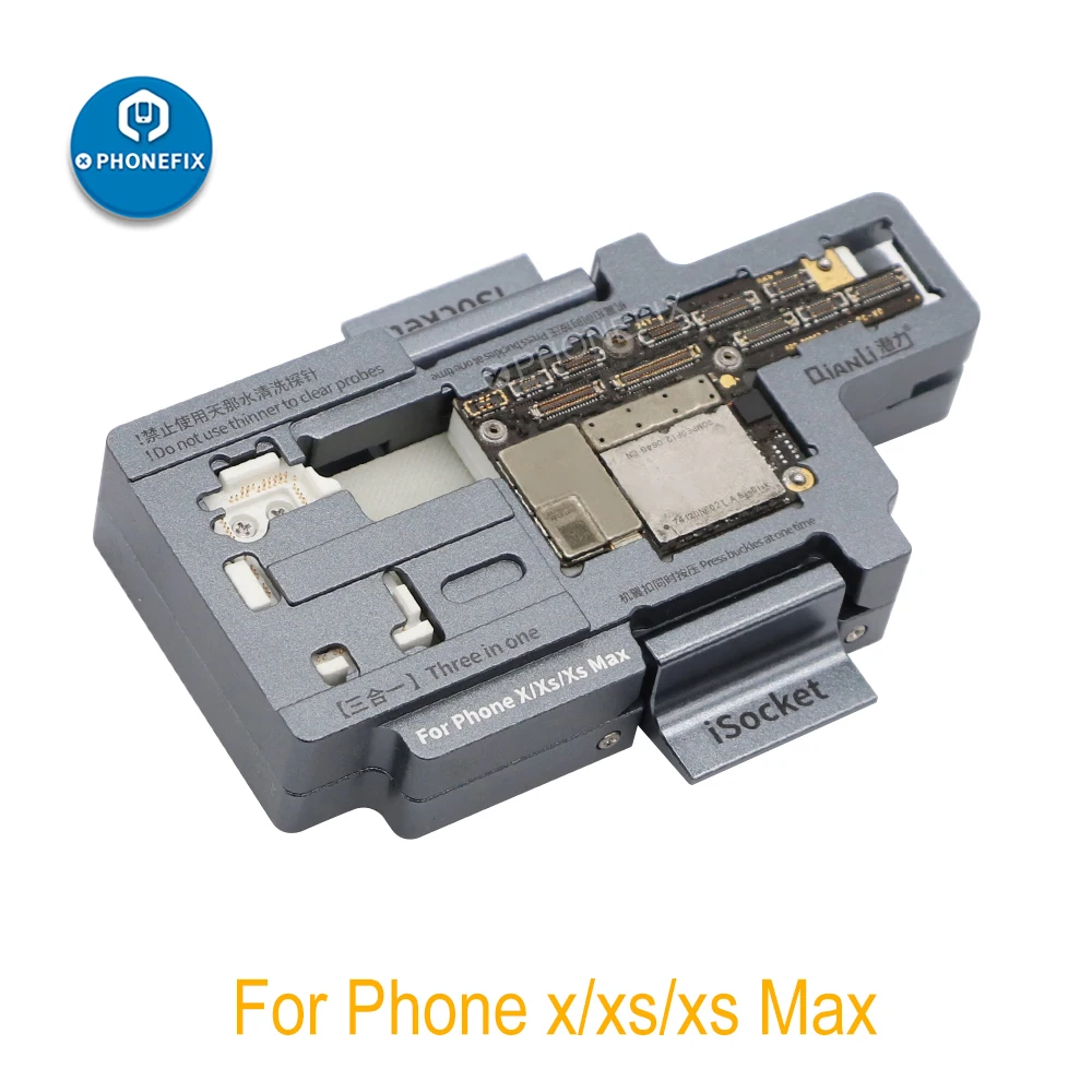 Qianli iSocket Jig приспособление для ремонта материнской платы iPhone X XS MAX Двухслойное