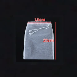 Reusable Fine Mesh Strainer Bag for Homebrewing and Kitchen Filtration (15x20cm)