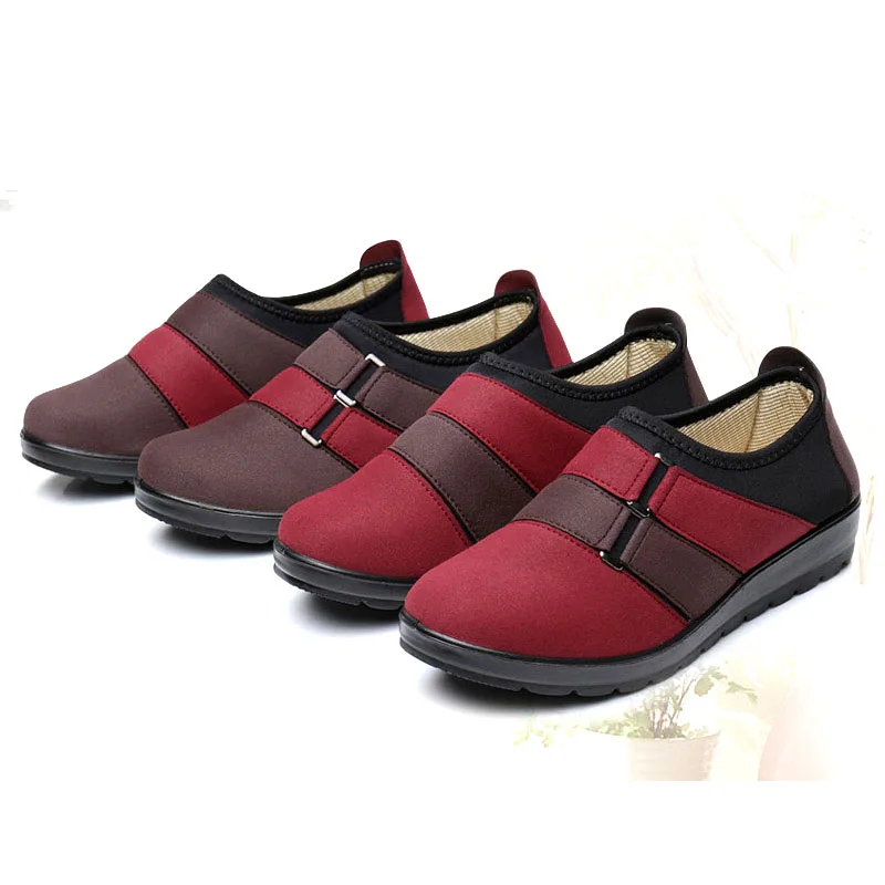 Тканевая обувь в стиле Старый Пекин Женская теплая зимняя с хлопковой подкладкой