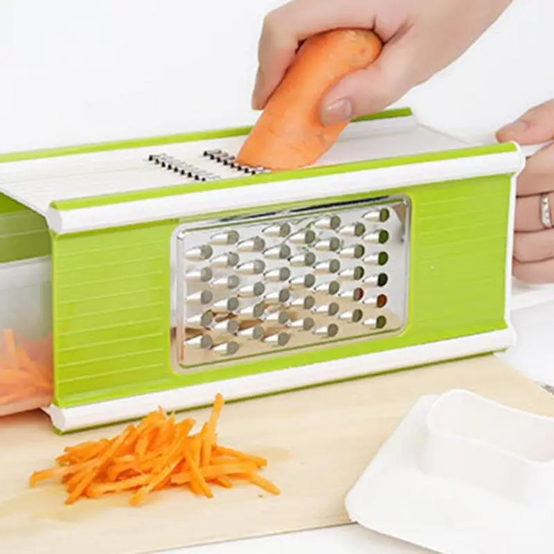 

Vegetable Cutters Slicer Potato Peeler Carrot Grater Set 5in1 Kitchen Accessory Curve Design Conforming to Ergonomics