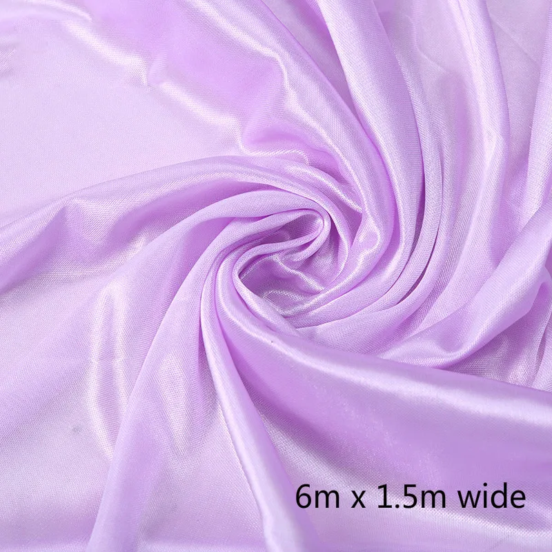 1.5 x6m light purple 1,5*6 м одноцветная териленовая ткань свадебная АРКА ДРАПИРОВАННОЕ тканью вуаль беседка драпировка для наружной Свадебная церемония, вечеринка шторы - Цвет: 1.5 x6m light purple