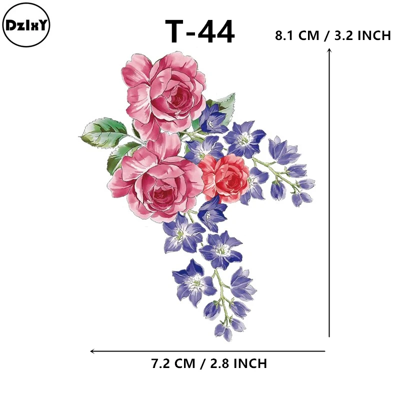 (30 стилей) нашивки с цветами утюжок для передачи тепла детской одежды сделай сам