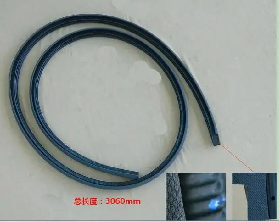 rear right Уплотнение дверной рамы в сборе для Great wall haval H9 OEM: 6107011XKV08A86 6107012XKV08A86 6207011XKV08A86 6207012XKV08A86 - Цвет: rear right