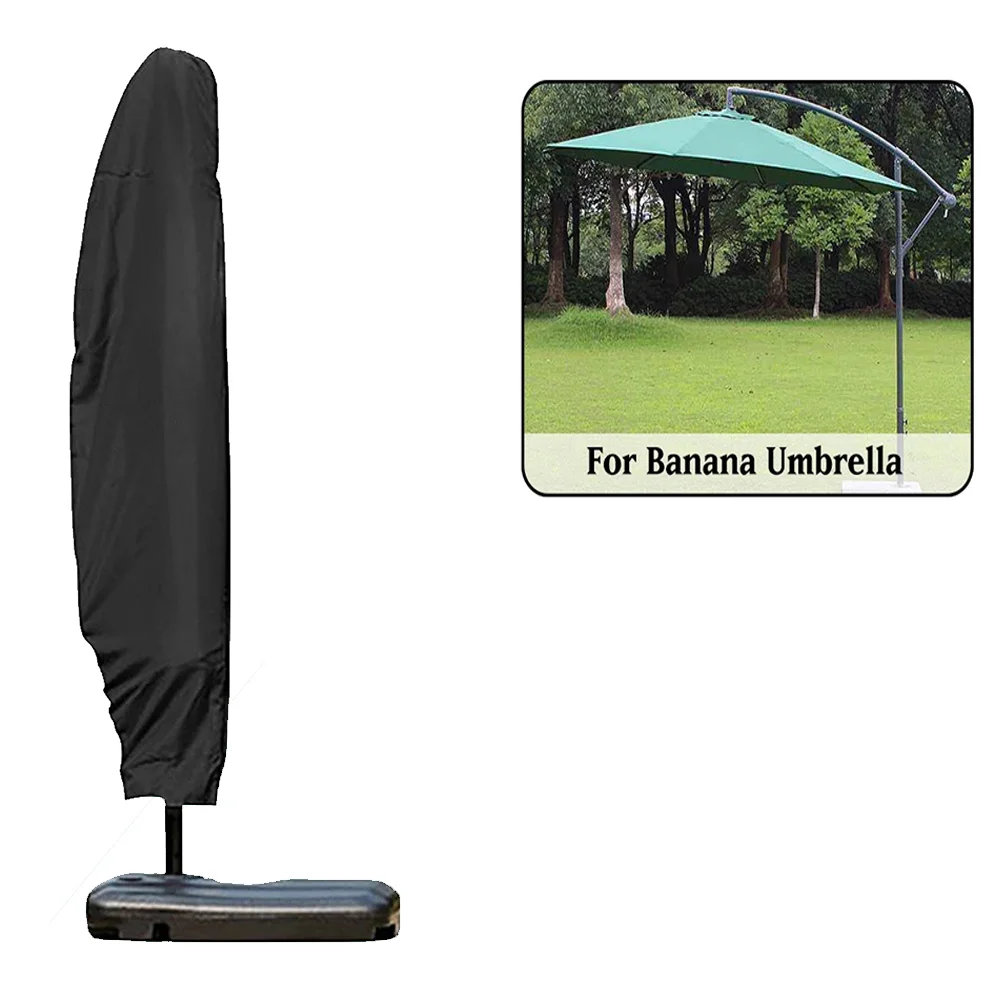 Waterproof Patio Outdoor Protector Garden Windproof Umbrella Cover 