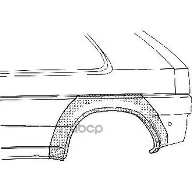 Арка Крыла Задн Прав Ford: Fiesta 09.89-09.95 4дв VAN WEZEL арт. 1837148