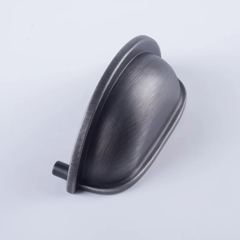 Surface Mounted Flush Pull Modern Minimalist Shell Ear Black And White with Pattern Handle Cabinet Wardrobe And Cabinet Drawer S