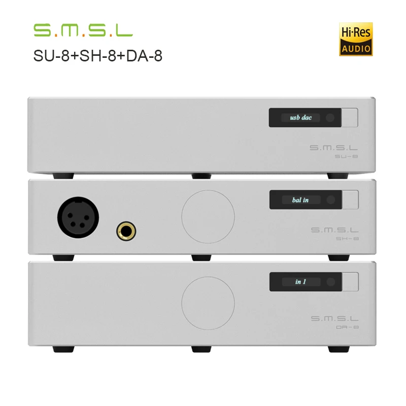 SMSL 888 костюм набор SU 8 2ES9038Q2M DSD баланс DAC декодер и SH усилитель для наушников DA