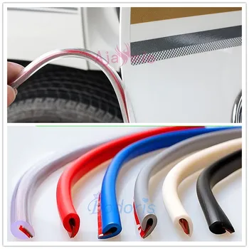 

Black White Car Crash Barriers Strips Door Sound Off Mute Rear Trunk Trim For Jeep Renegade Grand Cherokee Compass Accessories