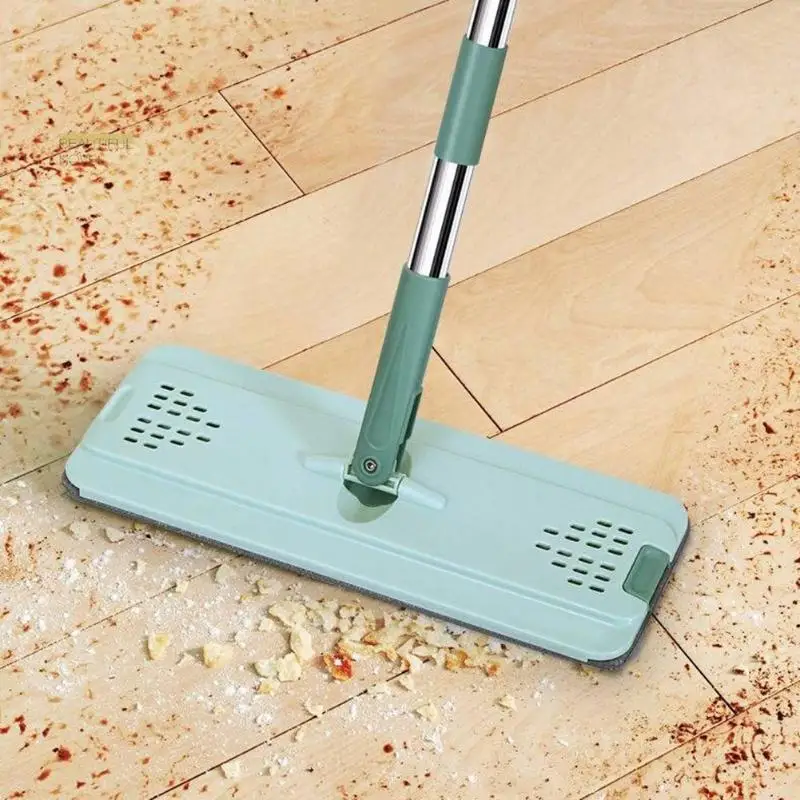 Волшебные швабры для уборки с ведром деревянные мытья полов без рук моющие из