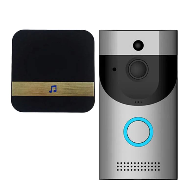 

Wireless Smart WiFi Door Bell IR Video Visual Camera Intercom Home Security Ring EU AU UK US Plug Smart Door Bell Chime