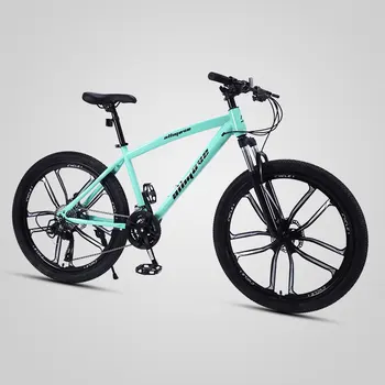 Buy Mountain Bike 26 Inch Ten Knife Wheel Variable Speed Shock Absorption Double Disc Brake Student Adult Bicycle