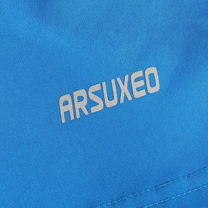 ARSUXEO быстросохнущие дышащие шорты для бега свободный крой мужской спортивный мужчина спортивные для бега спортивные шорты легкие