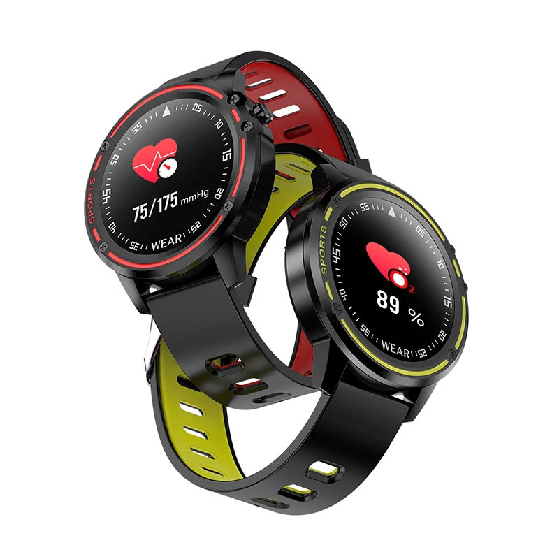 

Bakeey L8 ECG+PPG Heart Rate Blood Pressure O2 Monitor Smart Watch Weather Push bluetooth Music Smart Sport Wearable Device