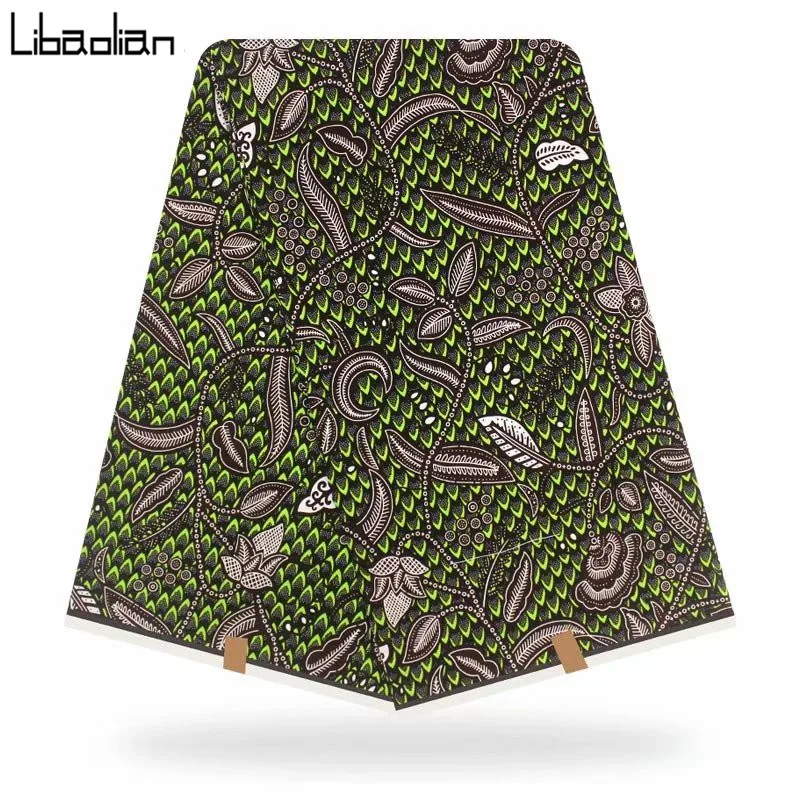 Замечательная африканская одежда хлопок ткань красивый африканский принт настоящий голландский воск ткань Анкара настоящий воск блок печати ткань F910-31