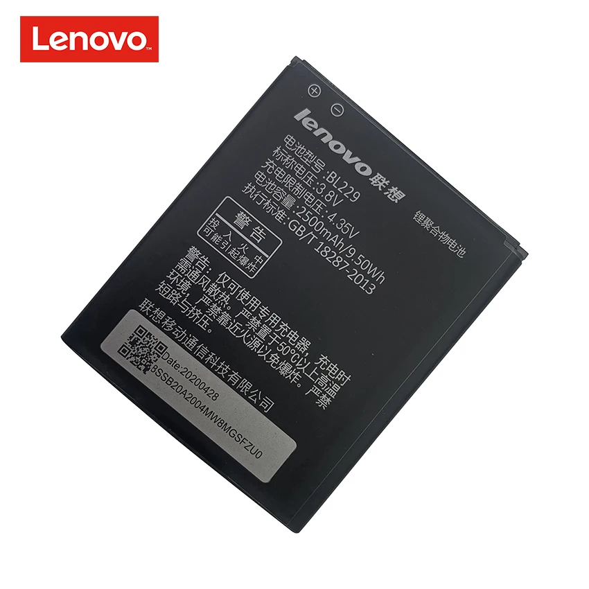 100% оригинальная батарея для Lenovo A8 A808T A806 BL229 TF карта с фактическим объемом 2500 мА/ч