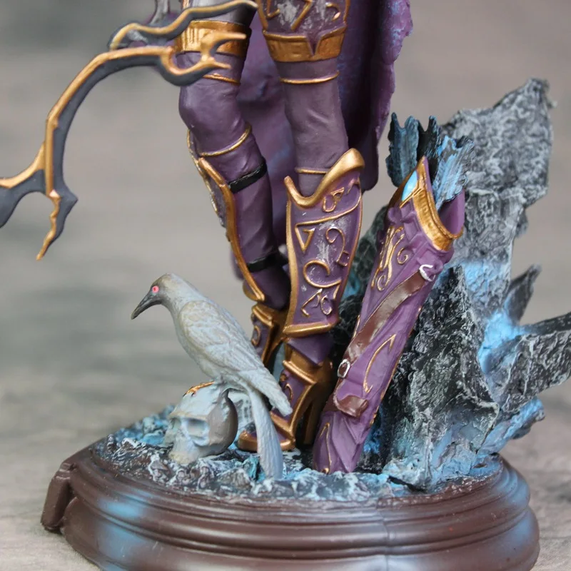 Диффузный динамический квадрат аниме World of Warcraft Sylvanas призрак королева статуя в штучной упаковке Гараж Комплект Модель