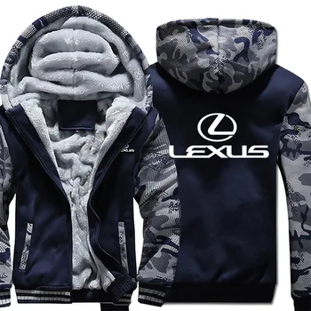 

2020 Winter Fashion man Clothes Zipper for Lexus sweatshirt hoodies coat 5 Color men jacket Thicken B