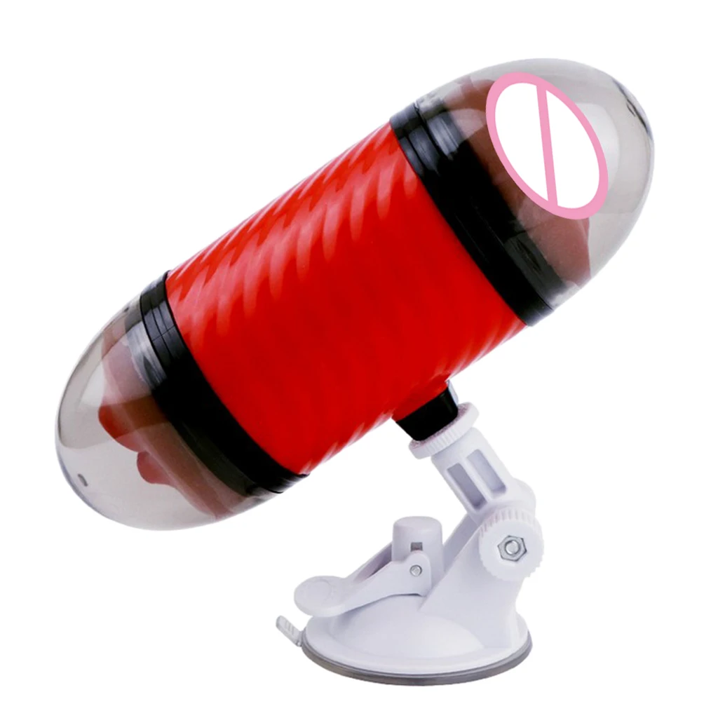 Manual Double Heads Realistic Oral & Vagina Masturbation Massage Cup Male Exerciser Sex Toys for Men