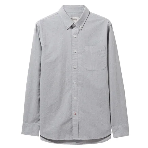 11Grey Giordano мужская приталенная рубашка slim fit,из натурального хлопка, с длинными рукавами - Цвет: 11Grey