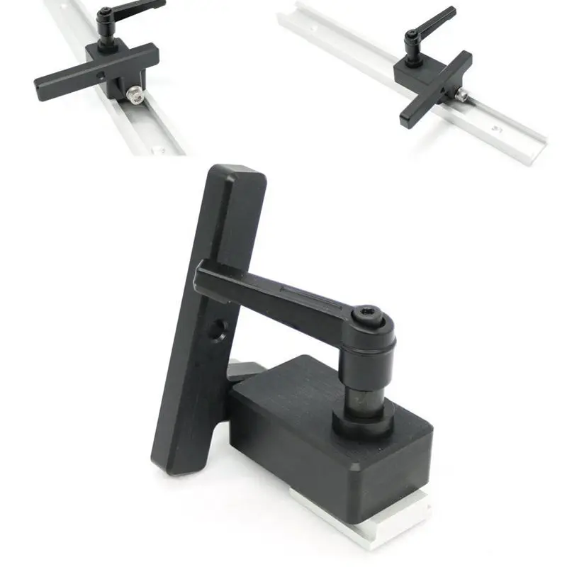 Woodworking DIY Tools Miter Track Stop For T-Slot T-Tracks Manual Durable In Use