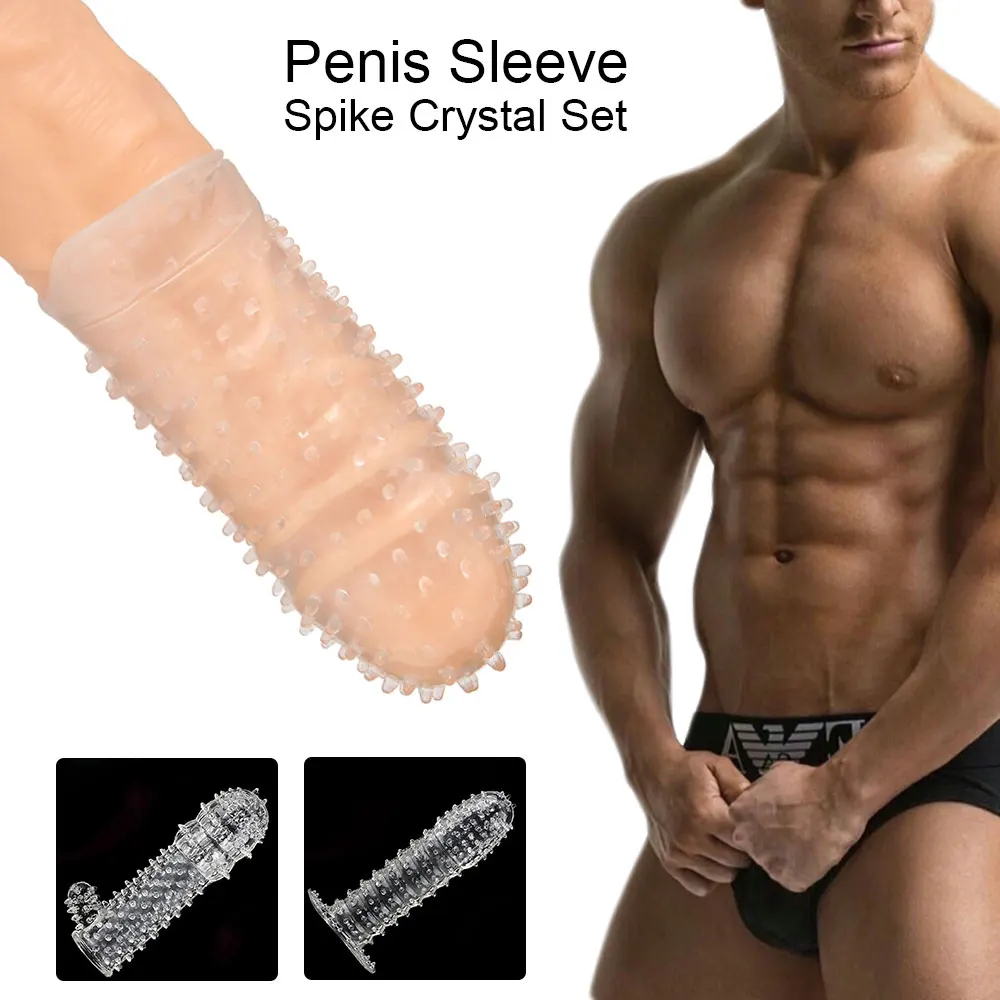 Particle G-spot stimulation Delay Ejaculation Condoms For Men Contraceptive Condoms Adult sex toys penis sleeve Intimate Goods