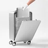 multicolor 100% aluminum material perfect travel Luggage 16/20/24 size Spinner brand high quality Travel Suitcase ► Photo 3/6