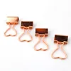 Rose gold love heart