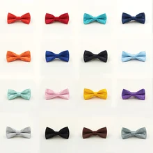 Детский Одноцветный галстук-бабочка, Свадебный галстук-бабочка, Noeud Papillon, для мальчиков и девочек, полиэстер, шелк, Pajaritas, галстук-бабочка, женский, мужской галстук