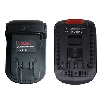 

1Pcs Mt20Ml Battery Converter Adapter & 1Pcs Dm18Bsl Battery Converter Adapter for Milwaukee M18 Li-Ion Battery