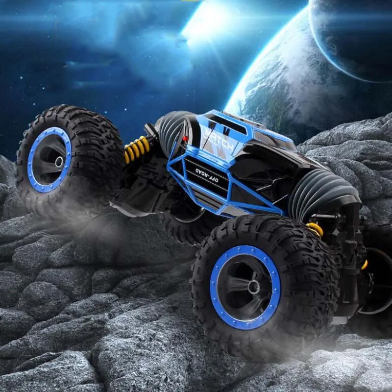 Трансформирующийся четырехколесный привод 4WD RC автомобиль игрушка альпинист грузовик 2,4 г перезаряжаемый внедорожный гусеничный автомобиль двухсторонний трюк