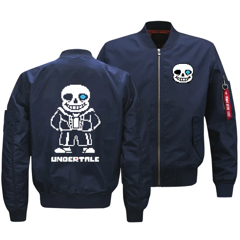 

Undertale Legend under Hoodie Air Force One Pilots Jacket Customizable Flight Suit MEN'S Jacket New Style