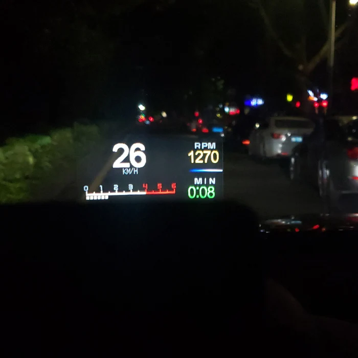 Цифровые спидометры Hud Дисплей большой экран с одометром превышения скорости M8617