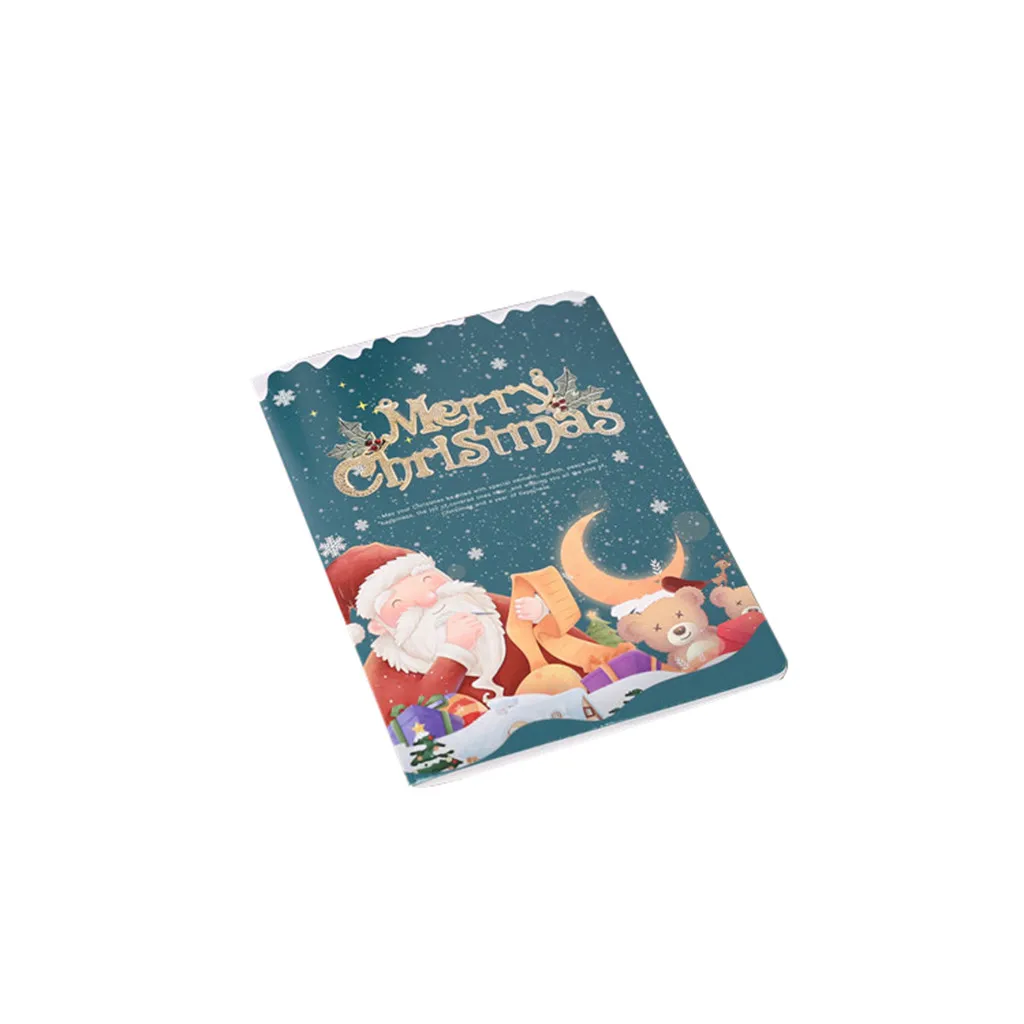Navidad Рождество 3D стерео поздравительная открытка AR технология виртуальной визуализации рождественские украшения для дома детские подарочные принадлежности