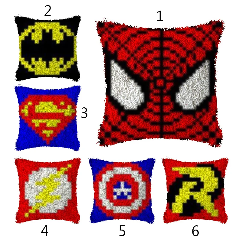 ^Cheap Latch Hook Pikachu Cushion Cushion Cover Pattern Pillow Case Crochet Art & Crafts AcrylicEmbroidery Sofa Bed Home Decor ^Cheap Latch Hook Pikachu Cushion Cushion Cover Pattern Pillow Case Crochet Art & Crafts AcrylicEmbroidery Sofa Bed Home Decor