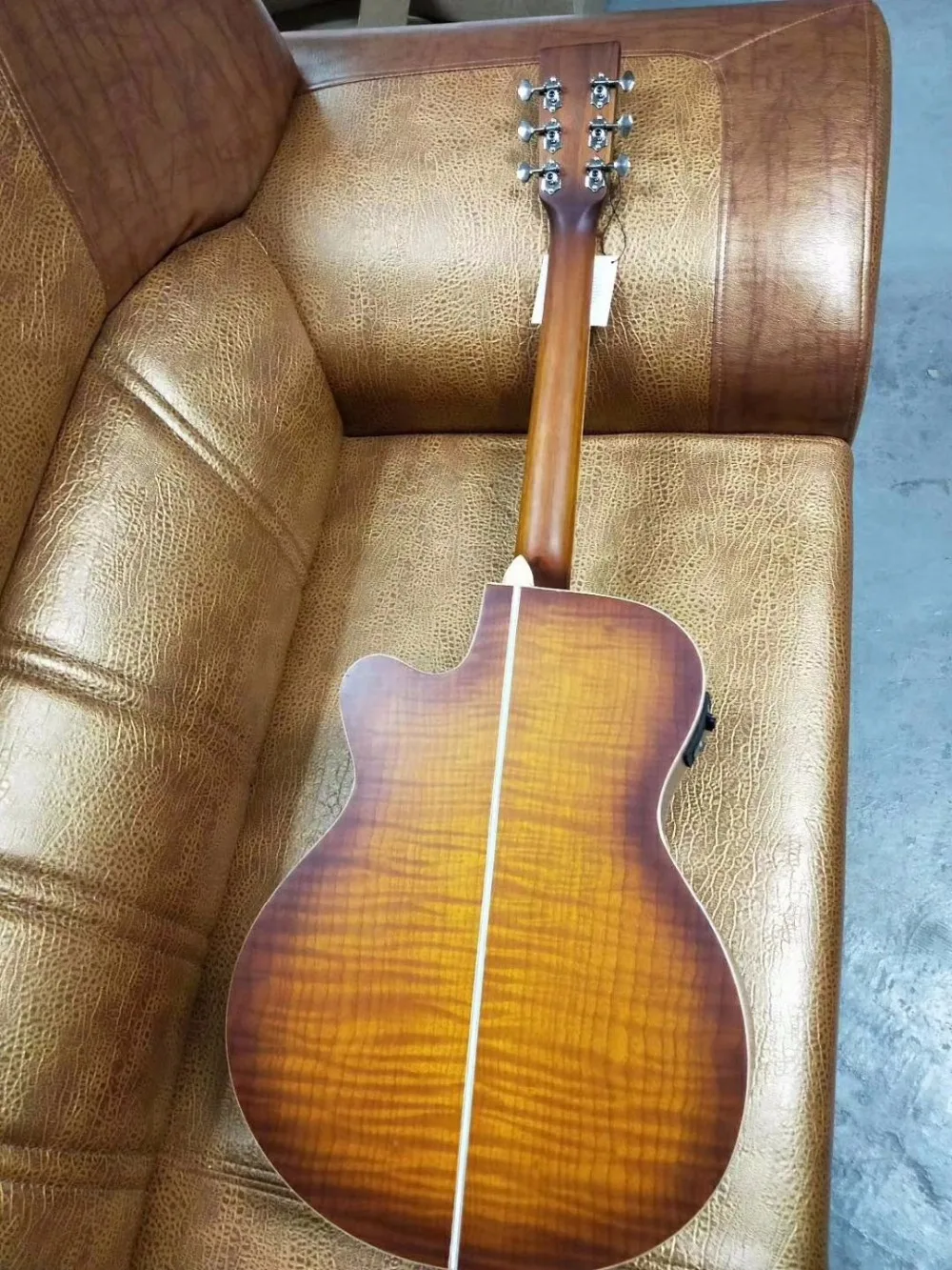 Гитарный завод+ KSG custom jazz f holes Акустическая Электрогитара Одиночная cutaway все Пламя клен Акустическая гитара SY49